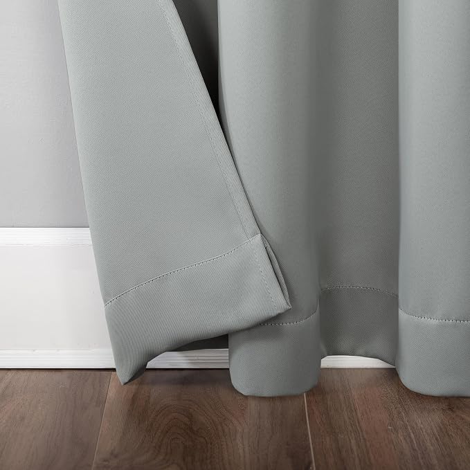 Sun Zero Easton Extra-Wide Blackout Grommet Sliding Patio Door Curtain Panel - Image 4