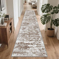 Runners for Hallways Ultra Non-Slip 2x10 Long Runner Rugs Washable Abstract by TTelephant