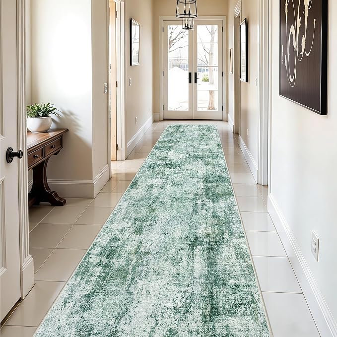 3x10 Washable Runner Rug for Hallway: Non Slip Runners Rugs Easy-to-Clean - Image 2