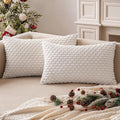 MIULEE Christmas Throw Pillow Covers Soft Corduroy Decorative Set of 2 Boho by MIULEE