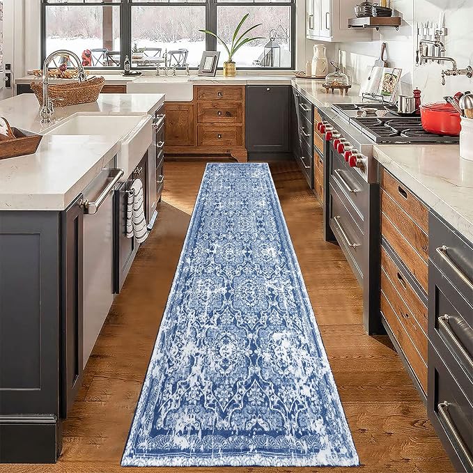 Vaukki Hallway Runner Rug, Vintage Shaggy Soft Laundry Rug Runner, Non Slip - Image 7