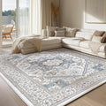 OPPODREAM Soft Neutral Area Rugs 4x6, Low-Pile Washable Rugs 4x6 by OPPODREAM