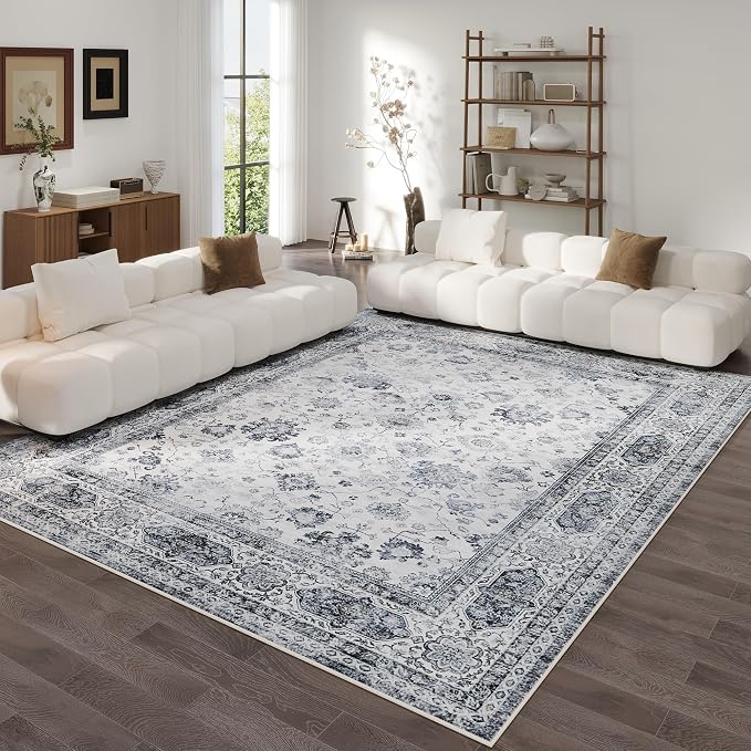 Rugcomf Living Room Rug 6x9 Rug Machine Washable Boho Area Rug Non Slip Soft - Image 2