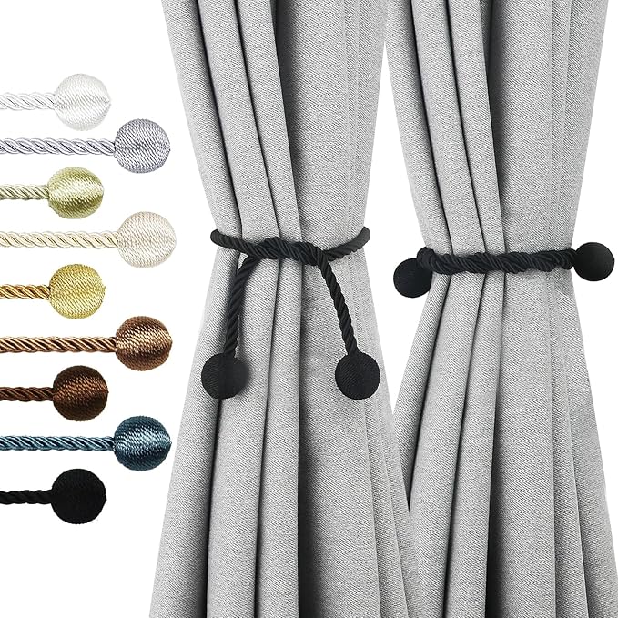 Curtain Tiebacks Outdoor Elegant Decorative Tie Backs Modern Rope Tiebacks by CurtianTiebacks