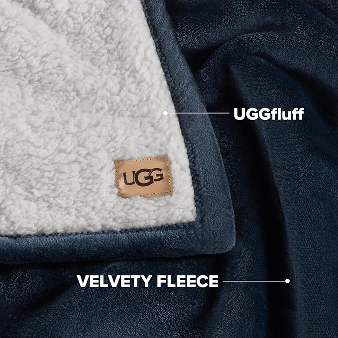 UGG Nita Twin Blanket, Luxury Soft Twin XL Warm Blanket - Image 6