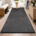 PURRUGS Dirt Trapping Door Mat 31.5" x 70", Non-Slip Machine Washable Entryway by PURRUGS