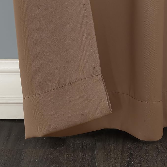 Sun Zero Easton Extra-Wide Blackout Grommet Sliding Patio Door Curtain Panel - Image 3