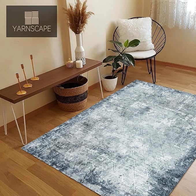 YARNSCAPE 5' x 7' Washable Area Rug - Image 3