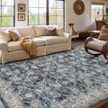 GarveeHome Vintage Rug 3x5 Floral Print Area Rug by GarveeHome