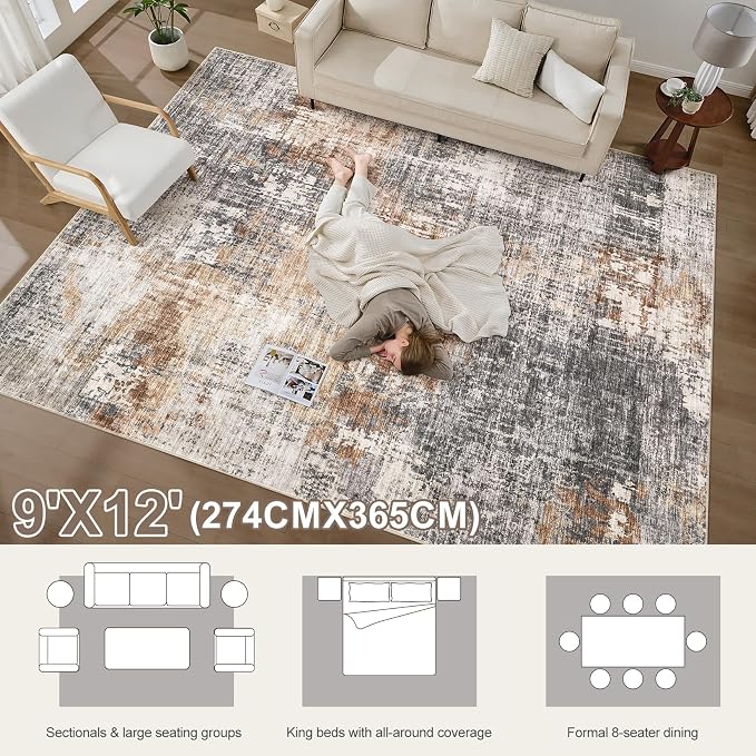 DMOYEST Area Rug Living Room Rugs - Image 4