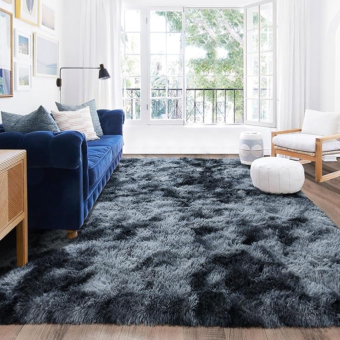 Rugs for Living Room 8x10, Soft Shaggy Modern Shag Area Rug for Bedroom - Image 6