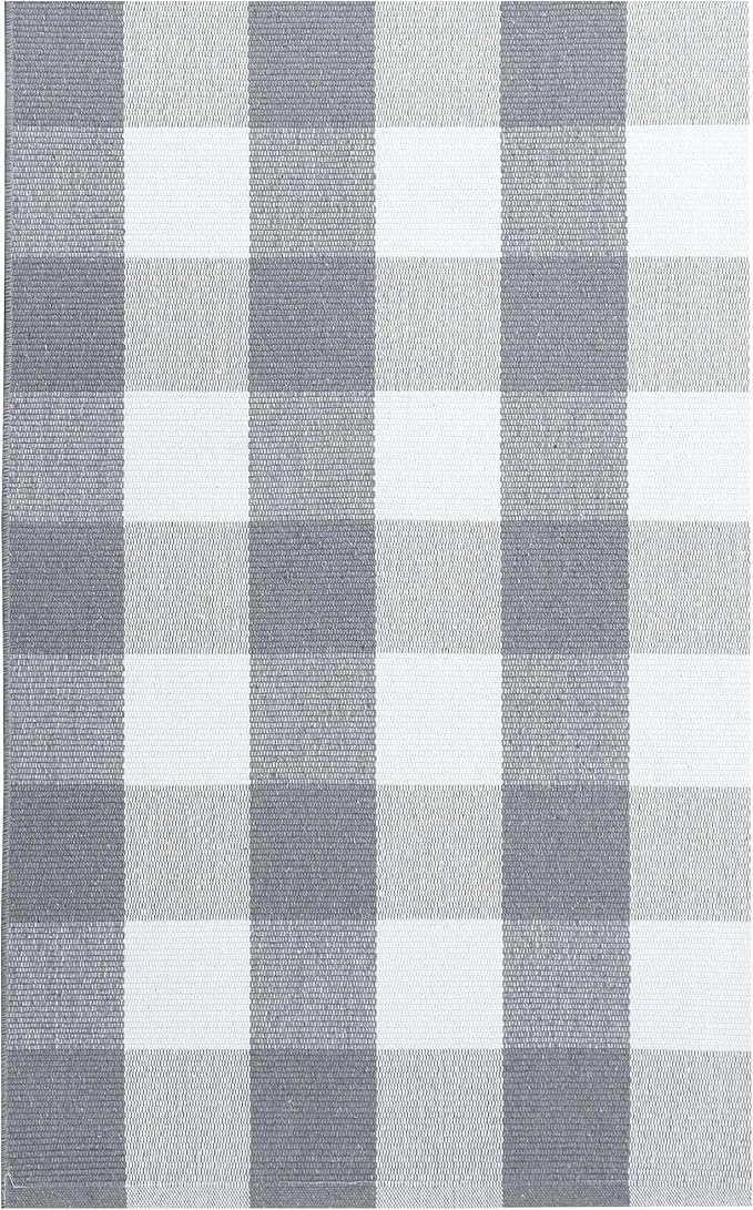 IOHOUZE Buffalo Plaid Checkered Rug 2x3 Ft Front Door Mats, Washable Area Rugs - Image 8