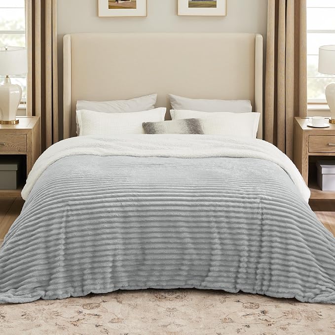 Bedsure Sherpa Blanket King Size by BEDSURE