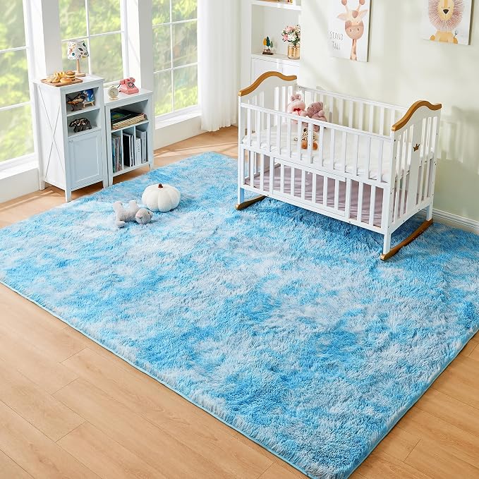 Litanika 6x9 Fluffy Shag Faux Fur Area Rug - Image 4