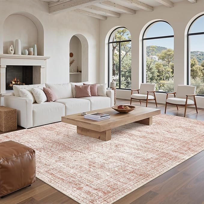 6x9 Area Rug for Living Room Washable Non-Slip Modern Rugs for Bedroom Dining - Image 2
