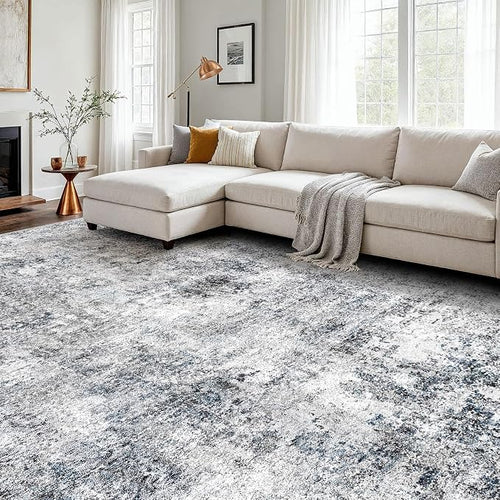 10x10 Square Living Room Area Rug by Puino