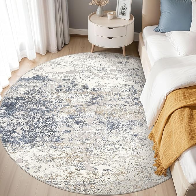 DMOYEST 6ft Round Area Rug Living Room Rugs - Image 2