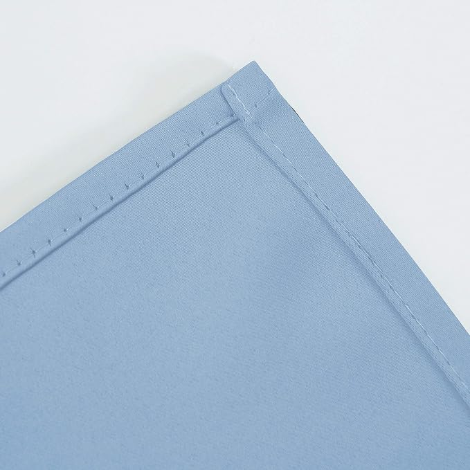 LEMOMO Sky Blue Thermal Blackout Curtains/52 x 72 Inch/Set of 2 Panels Room - Image 8