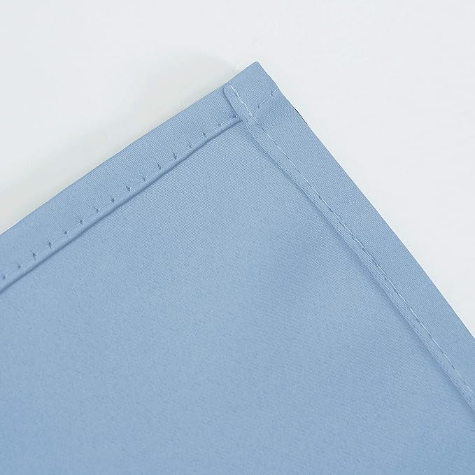LEMOMO Sky Blue Thermal Blackout Curtains/42 x 72 Inch/Set of 2 Panels Room - Image 7