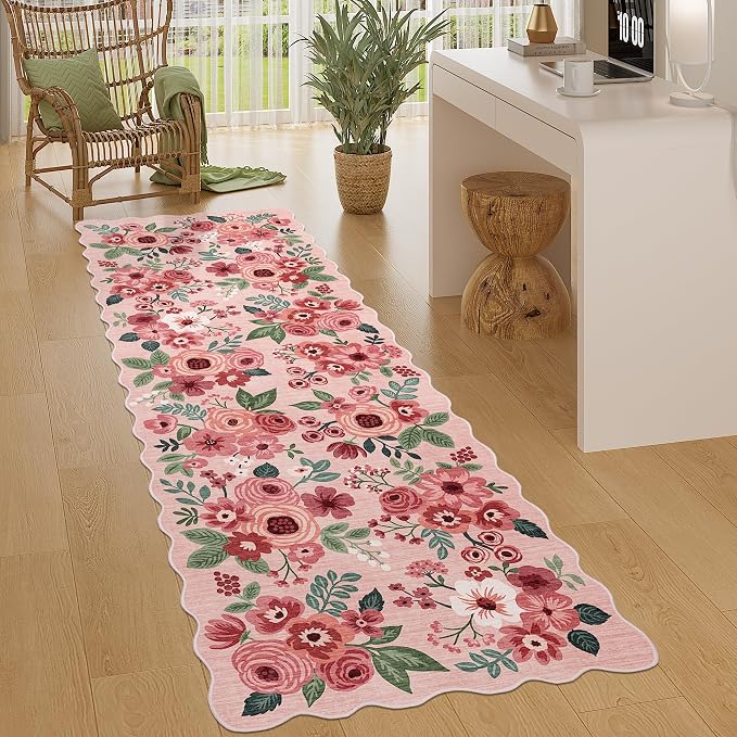 DUKINO 2x6 Runner Rug for Hallway, Washable Kitchen Rug - Image 2