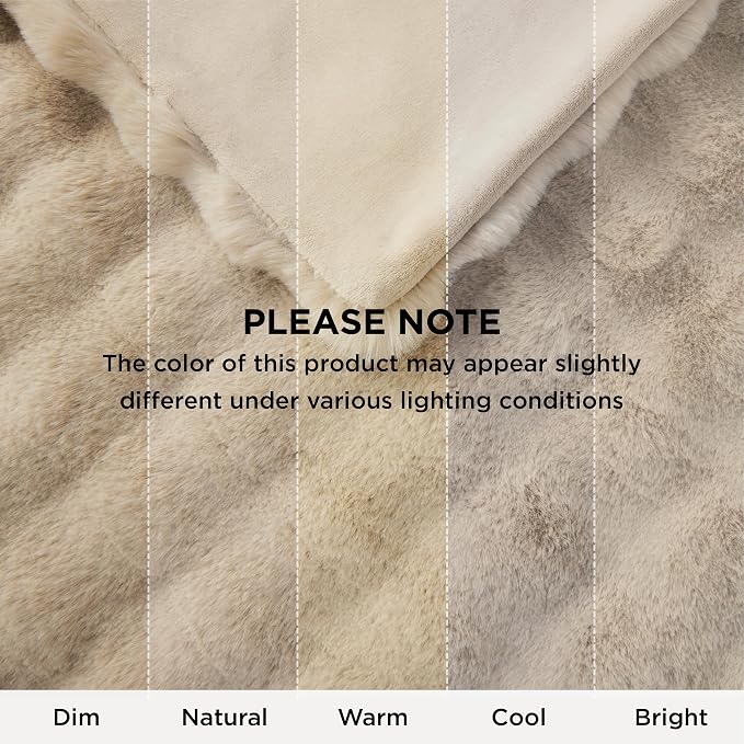 Bedsure GentleSoft Fluffy Fuzzy Twin Blanket, Soft Cozy Fleece Faux Fur Blanket - Image 9