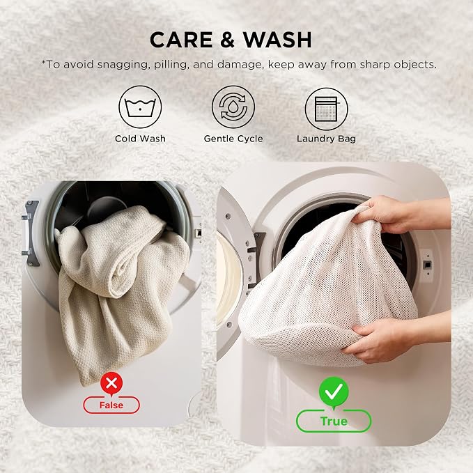 Bedsure GentleSoft 100% Cotton Large Throw Blanket - Image 8