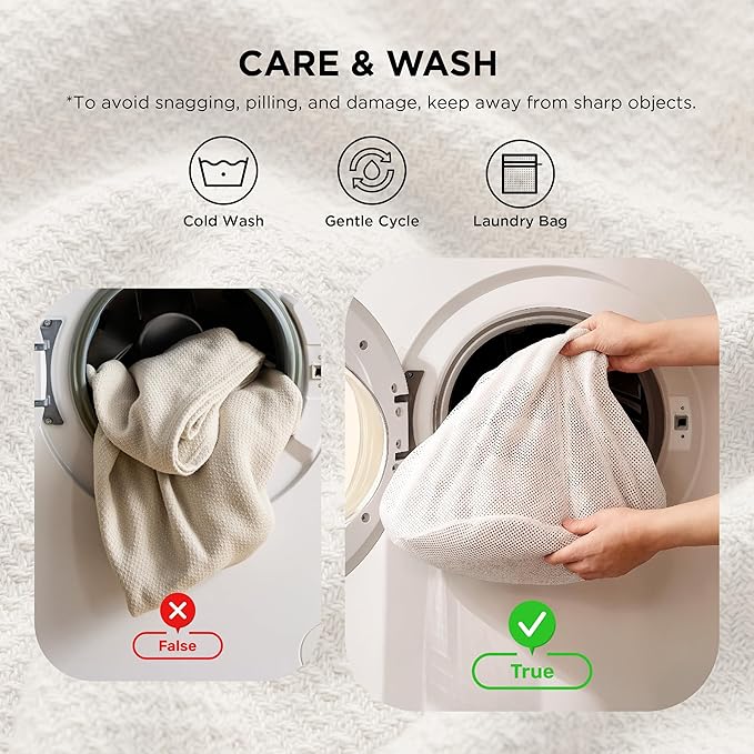 Bedsure GentleSoft 100% Cotton Blanket Twin XL Size - Image 8