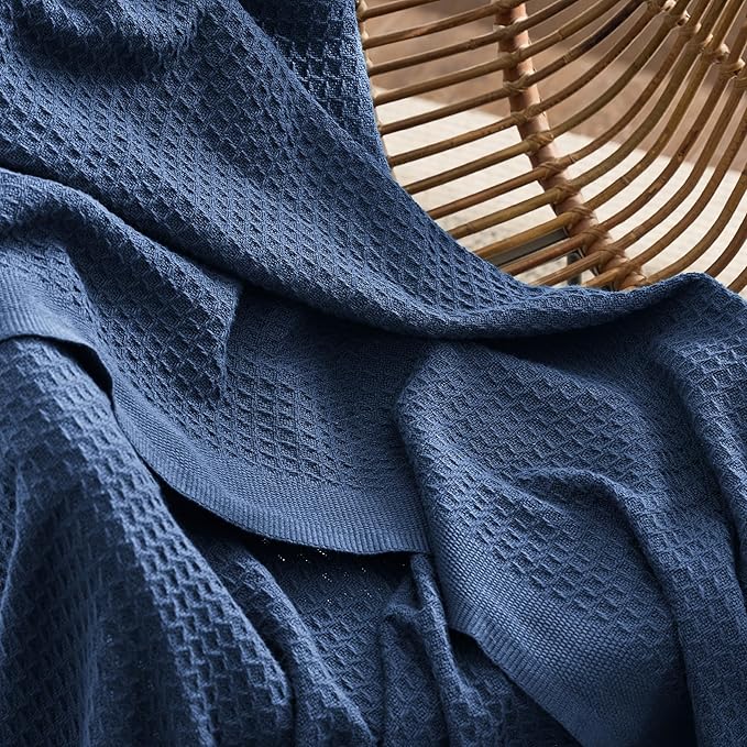 Bedsure Gentlesoft 100% Cotton Blanket Twin XL Size - Image 4