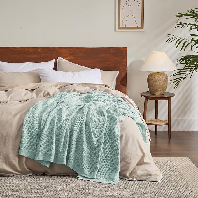 Bedsure Gentlesoft 100% Cotton Blanket Twin XL Size - Image 7