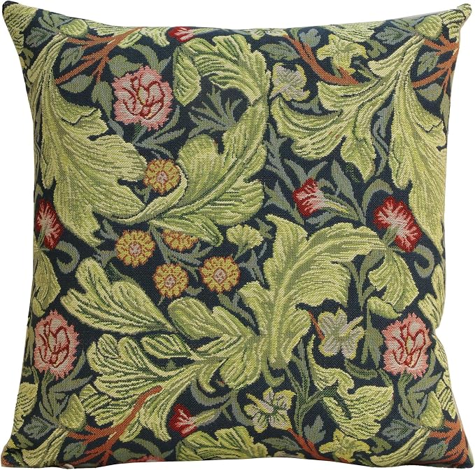 Charlotte Home Furnishings Throw Pillow Covers 16x16 in Green Leicester by CCharlotteHomeFurnishings