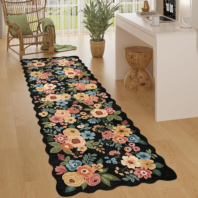 DUKINO 2x6 Runner Rug for Hallway, Washable Kitchen Rug - Image 2