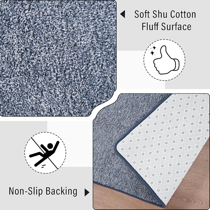 Keeko Living Room Rugs 6x9, Soft Modern Large Area Rug - Image 4