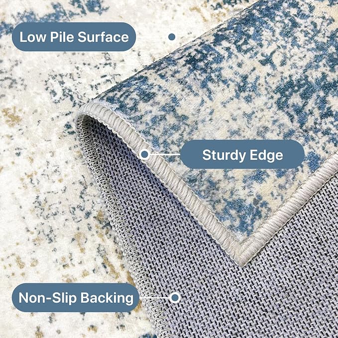 2x3 Rugs for Entryway Entrance Kitchen Bathroom, Machine Washable Modern - Image 6