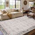 GarveeHome Washable Rugs 5x7 Vintage Floral Area Rugs by GarveeHome