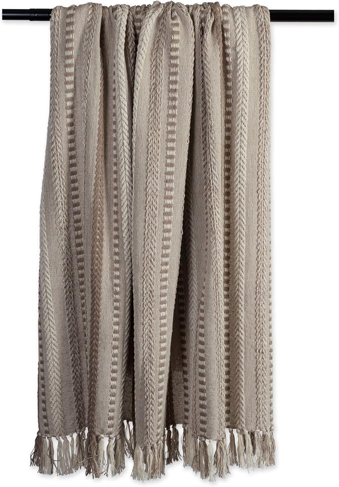 DII Braided Striped Decorative Throw Blanket - Image 4
