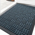 OLANLY Front Door Mat Outside Entrance 29.5x17, Heavy Duty Sturdy Natural by OLANLY