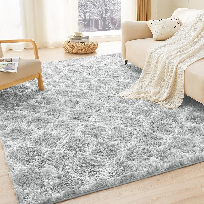 Litanika 3x5 Geometric Shag Area Rug by Litanika