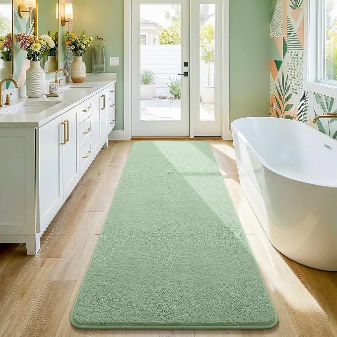Soft Runner Rugs for Bedroom 2x6, Non Slip Runners for Hallway Kitchen Laundry - Image 3
