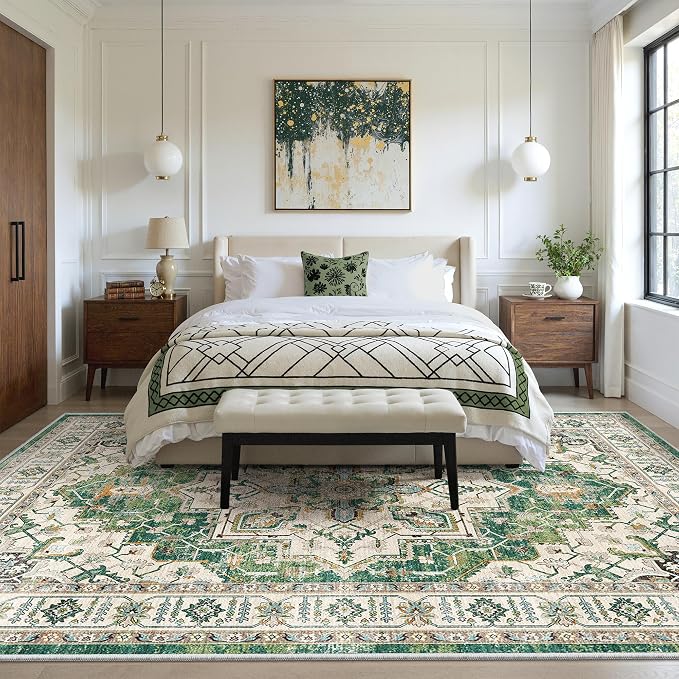 zesthome WashableRug 5x7 Area Rugs, Stain Resistant Rugs - Image 9