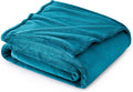 Bedsure GentleSoft Fleece Blanket Twin Size Teal by BEDSURE