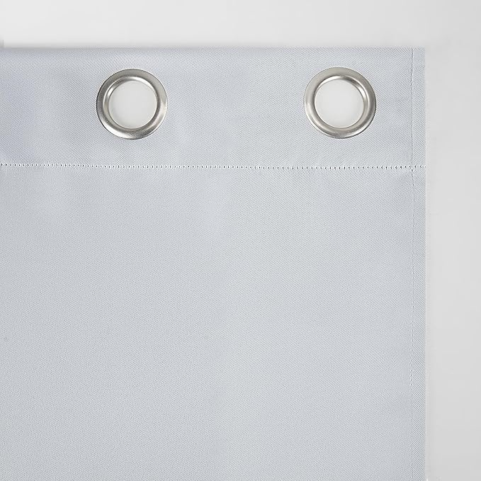Sun Zero Easton Energy Saving Blackout Grommet Curtain Panel, Oyster White - Image 5