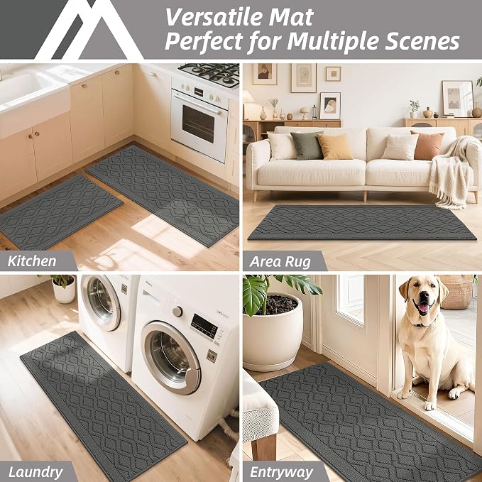 COSY HOMEER-Kitchen-Rugs-and-Mats 20"x48" Non Slip Kitchen Mats - Image 7
