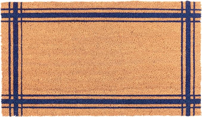 KAF Home New Coir Doormat, Heavy-Duty, Weather Resistant, Non-Slip PVC Backing by KAFHome