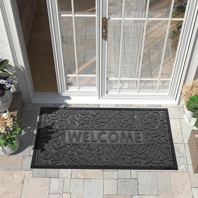 Yimobra Large Welcome Mat 47x24, Waterproof Non-Slip Outdoor Mats - Image 6