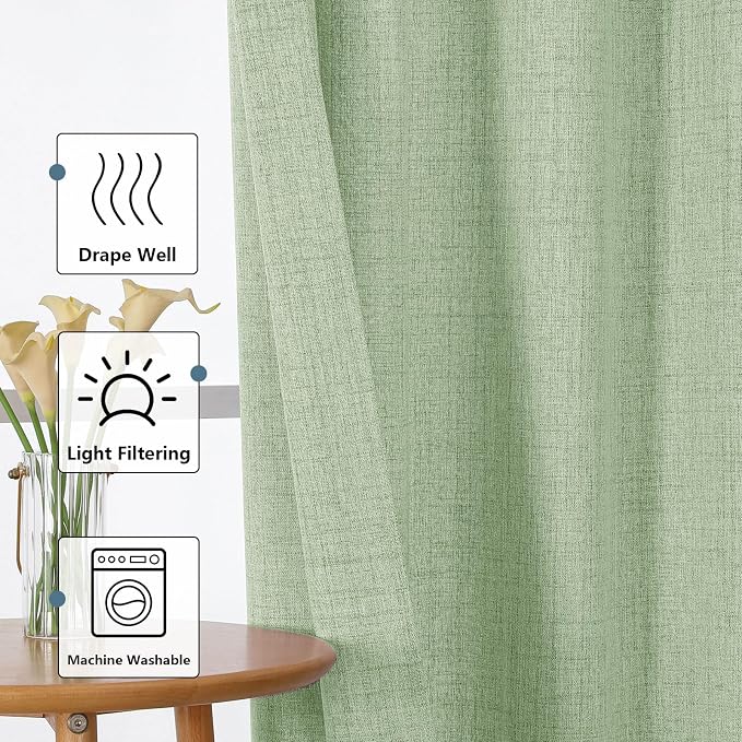Chyhomenyc Sage Green Valance for Windows - Image 3