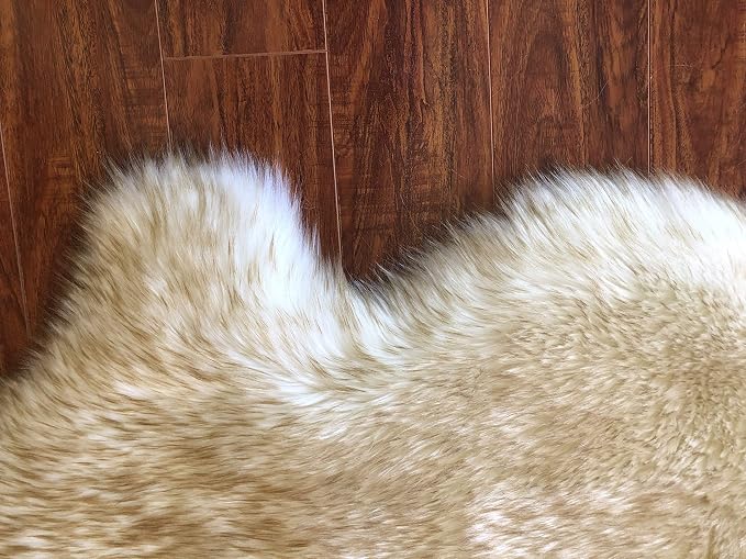 Free Shape Luxury Soft Fluffy Shag Area Rug Duo Decto 12 Pelts 6'x12', 180x360cm - Image 6