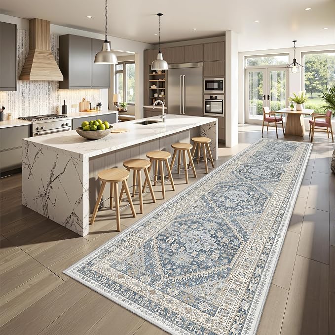 Hallway Runner Rug 2x12, Extra Long Washable Runner Rugs - Image 3