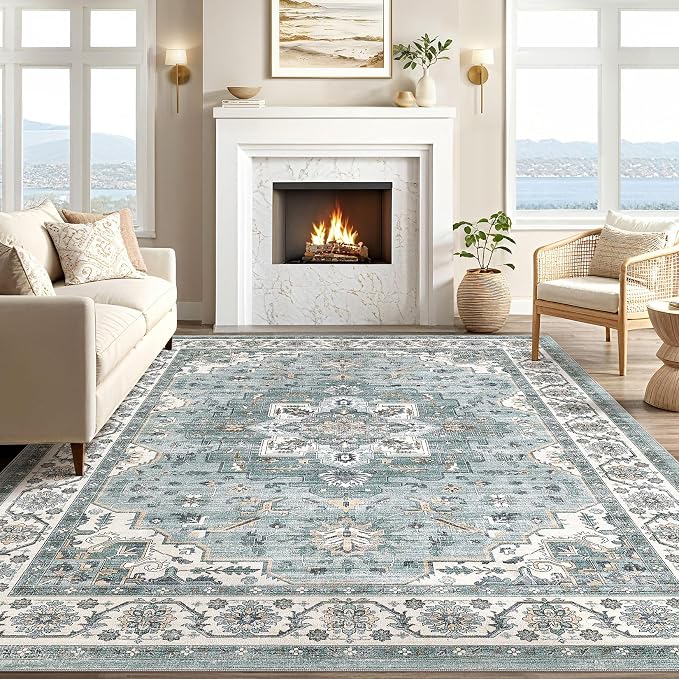 Vintage Living Room Area Rug 8x10 - Image 5