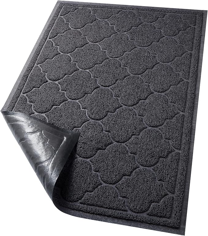 LuxStep Door Mat Large 24x36 Inch Indoor Outdoor Doormat, Non-Slip Low-Profile by LuxStep