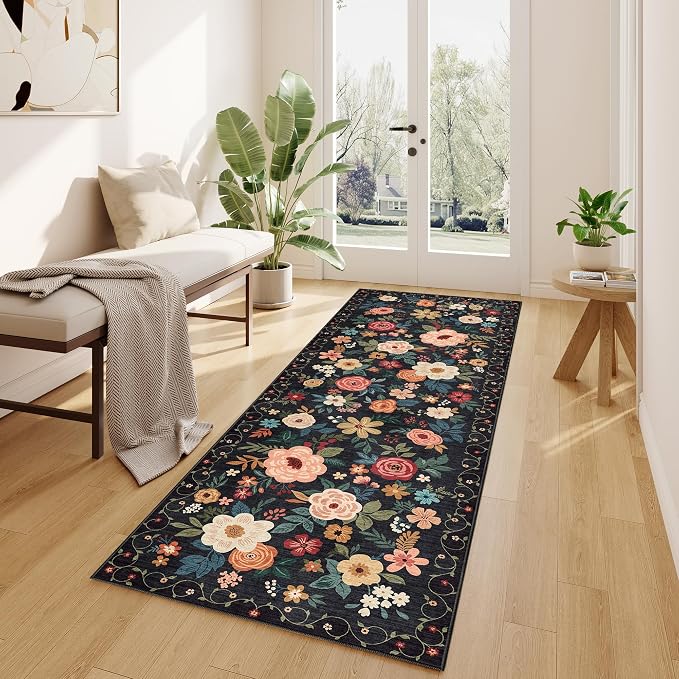 DUKINO 2x6 Runner Rug for Hallway, Washable Kitchen Runner Rug - Image 3